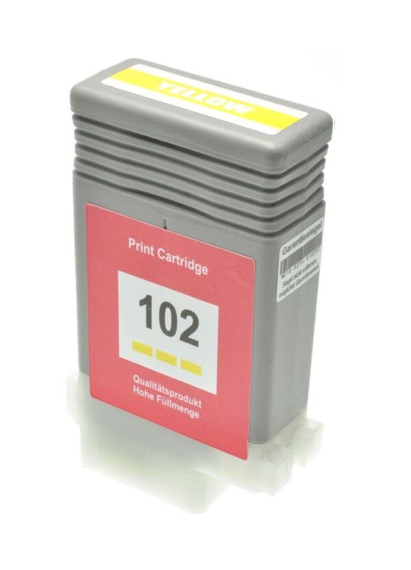 Cartuccia Comp. con Canon Plotter PFI-102 Yellow