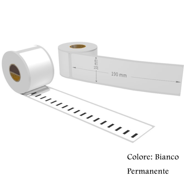 Etichette adesive permanente per DYMO DM-99018 S0722470 190mm*38mm 110pz